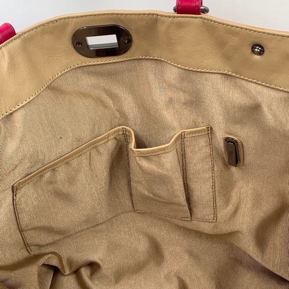 Badgley Mischka Color Block Tote Bag - Picture 5 of 6